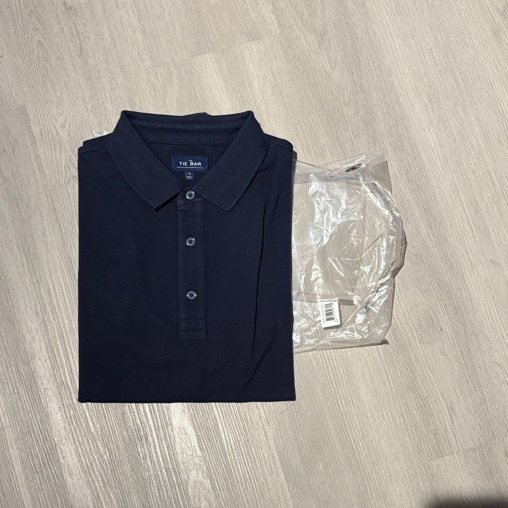 The Tie Bar Navy Polo Shirt